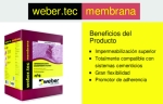  (Muestra en obra del producto weber.tec membrana)